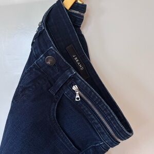 J Brand| ‘KLASH’ Dark Denim Zipper Detail Jeans Sz 24